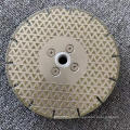 Electroplated triangle saw blade